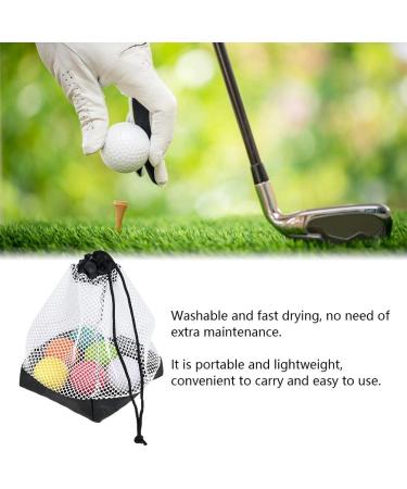 Nylon Mesh Golf Ball Bag with Drawstring Closure - Holds 36 Balls - 1 Pack - Buy Online on SooperMarket.com