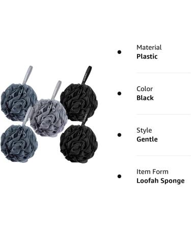 Metene Bath Shower Loofah Sponge 5 Pack - Exfoliating Body Wash Scrubber for Men and Women - Essential Skin Care Shower Accessories - 60g - 5 Count - Buy Online on SooperMarket.com