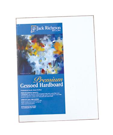Jack Richeson 1/8-Inch Premium Tempered Gessoed Hardboard Panel  9-Inch by 12-Inch