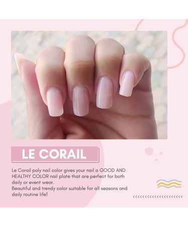 Makartt Poly Nail Gel 50ML Natural Pink Builder Gel Nail Gel Trendy Nail Art Design Nail Extension Gel Salon Nail Easy DIY at Home P-21 - Buy Online on SooperMarket.com