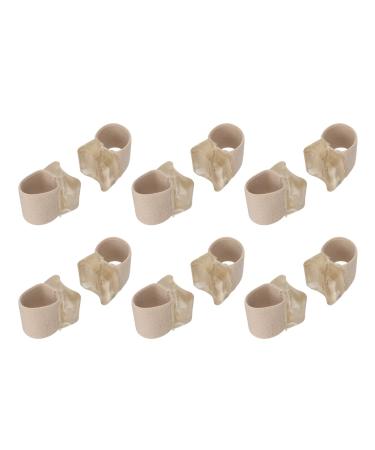 Toe Separator 6 Pairs Elastic SEBS Belt Skin Friendly Reduce Pressure Toe Splitter for Sports for Hammertoes