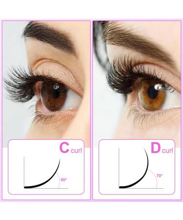 Rxuaw DIY Eyelash Extension Kit Lash Clusters 12 Rows Cluster Lashes with Glue and Tweezer for Lash Extension Beginners One - Buy Online on SooperMarket.com
