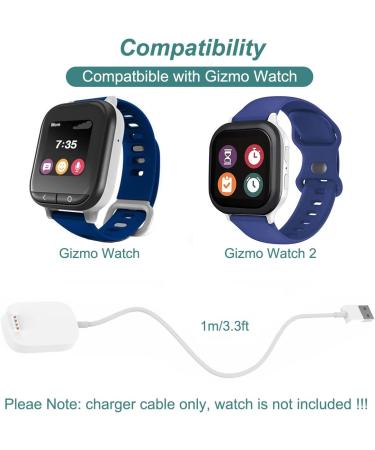 Kissmart Gizmo Watch Charger Replacement Magnetic Dock Cradle | Kids Smartwatch Accessories - Buy Online on SooperMarket.com