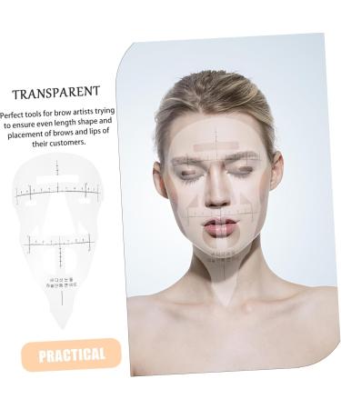 Healeved 1pc Measure Tool Eyebrow Template Shaping Tool Eyebrow Stencil Positioning The Brush Make up - Buy Online on SooperMarket.com