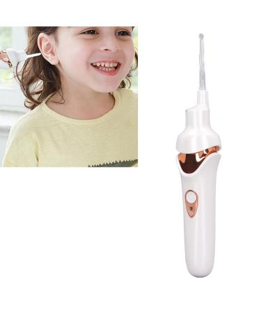 LED Light Electric Ear Wax Cleaner Vacuum - USB Charging for Adults & Kids - White - Buy Online on SooperMarket.com
