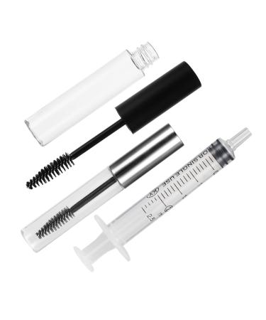 BELLIFFY 12pcs Mascara Tube Eyelash Cream Tube Empty Eyelash Tube Lash Kits Empty Eyeliner Tube Clear Plastic