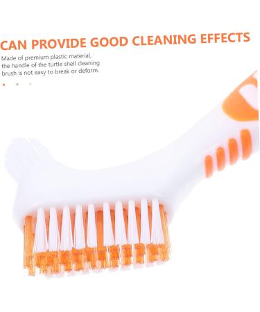 Beaupretty Turtle Shell Cleaning Brush grip cleaning brush turtle cleaning brush aquatic animal cleaning brush hamster cleaning brush toothbrush cleaner tool reptile care plastic water turtle 16x5cm As Shown 2 - Buy Online on SooperMarket.com