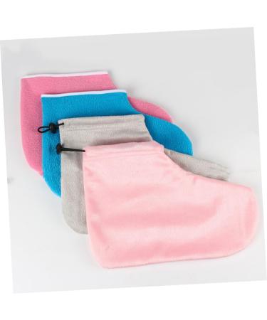Amosfun 2 Pair Paraffin Wax Warmer Paraffin Wax Booties Paraffin Bath Liners Wax Foot Covers Moisturizing Booties Hot Spa Wax Foot Moisturizing Socks Cotton Foot Strap Foot Bag Heel Work 28x20cm Pink - Buy Online on SooperMarket.com