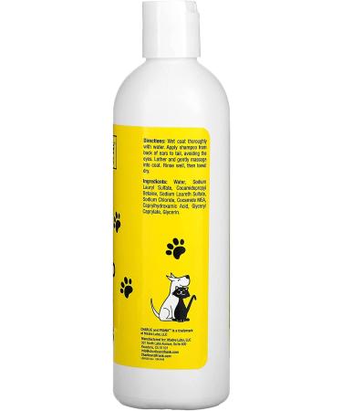 Charlie & Frank Unscented Pet Shampoo - 16 fl oz (473 ml) for Sensitive Skin - Buy Online on SooperMarket.com