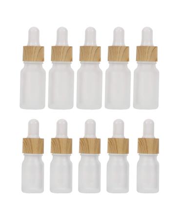 Minkissy Mini drip bottles 10 pieces of glass drop bottles 5 ml 10 ml empty bottles with thermal perfume sample.