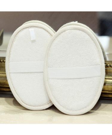 Bath Spa Exfoliating Loofah Pads - 2 Pack Natural Luffa and Terry Cloth Loofa Sponge for Men and Women - Buy Online on SooperMarket.com