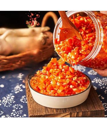 Hunan specialty spicy chopped chili sauce Chili sauce garlic paste Leisure spicy snacks Side dishes Mixed noodle sauce Chinese food Super Chili sauce and paste (Super spicy 500g) Super spicy 500g - Buy Online on SooperMarket.com