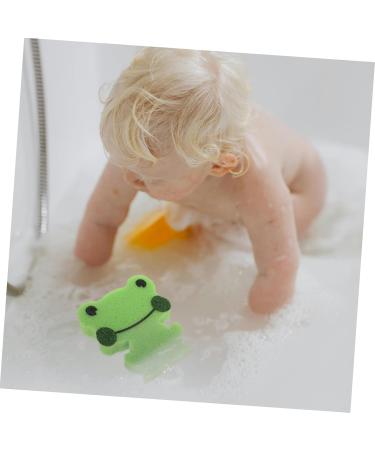 Buy Mikinona Children's Animal-Shaped Bath Sponge | Soft Green Shower Sponges for Kids | Perfect for Bathing & Fun - Buy Online on SooperMarket.com