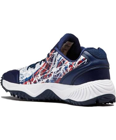 Boombah Men's Dart Splash Turf Shoes - Navy/Red/White - Size 10.5 - Buy Online on SooperMarket.com