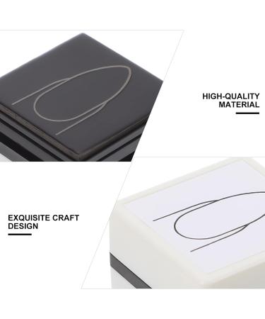 Nail Practice Stamp Nail Stamper Nail Art Practice Stamp-pad Nail Art Practice Supply Hand Painted Practice Stamper Painting Practicing Stamper White Nail Supplies Manicure Plastic White 2 - Buy Online on SooperMarket.com