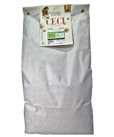 Organic Smooth White Chickpeas Sultano Variety Chickpeas Pack 1 Pack of 4 Kg