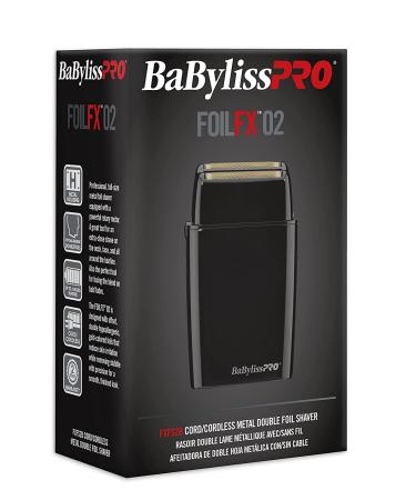 BaBylissPRO BLACKFX Metal Collection Shaver - Professional Black Electric Shaver - Buy Online on SooperMarket.com