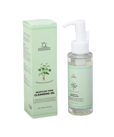 100ml Heartleaf Pore Cleansing Oil Gentle Cleansing Non Irritating Makeup Remover Oil for Women