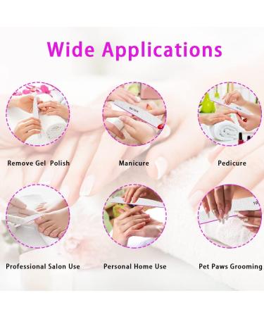 12pcs Professional 240/240 Grit Nail Files | Washable & Reusable Double-Sided Emery Board for Natural Nails | Thick Nail File - Buy Online on SooperMarket.com
