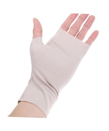 minkissy 2 Pairs Pink Gloves Uv Nail Gloves Nail Art Accessory Uv Protective Gloves for Manicure Nail Art Anti-uv Gloves Manicure Gloves Anti Uv Nylon Accessories Fingerless Miss - Buy Online on SooperMarket.com