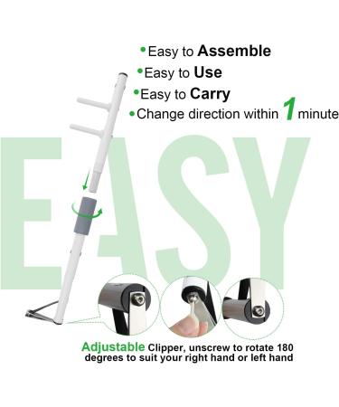 Long Handled Toenail Clippers for Thick Nails - Wide Jaw Opening, Free Bending - Ideal for Seniors, Overweight, Disabled with Arthritis - Easy Reach Pedicure Tool (XS - 19.7) - Buy Online on SooperMarket.com
