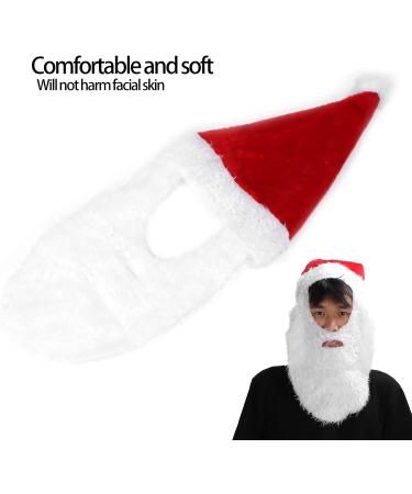 Mustaches Fake Mustache Adjustable Simulation White Fake Moustache Santa Claus Beard Costume Cosplay for Halloween - Buy Online on SooperMarket.com