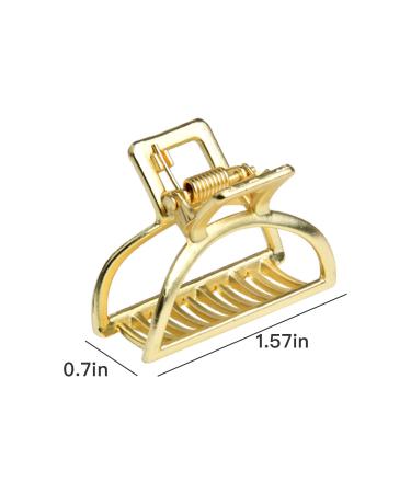 Akamino Metal Hair Claw Clips - 8 Pack Hair Accessories for Women - Small Hair Pins for Half Bun Hairstyles - Ideal for Thick Hair - Buy Online on SooperMarket.com