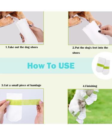 20 PCS Dog Shoes Dog Boots for Injured Paws Waterproof Dog Socks Outdoor Dog Rain Boots Waterproof and Dustproof Pet Dog Shoe Covers Dog Socks Paws Stop Licking for Dog Cat Pets(M) - Buy Online on SooperMarket.com