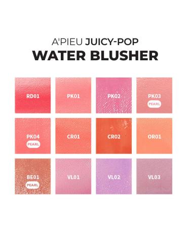 Buy A Pieu Juicy Pang Water Blusher RD01 - 0.31 oz (9 g) for Flawless Skin - Buy Online on SooperMarket.com