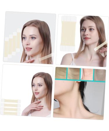 VILLCASE 4pcs Neck Lift Stickers Neck Lift Tape for Neck Wrinkles Loose Skin Tape Rubber Swan Neck Silky Tool - Buy Online on SooperMarket.com