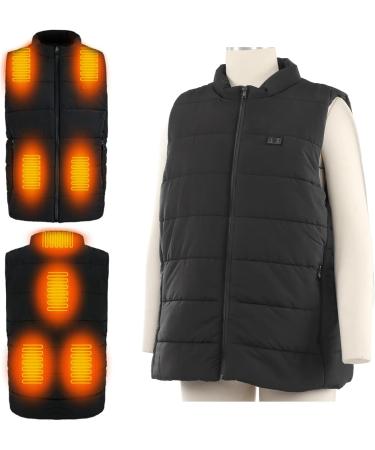 HEEPDD Electric Heated Vest - 2 Control Buttons 8 Heat Zones USB Heating Vest for Home (XL) | Shop Internationally - Buy Online on SooperMarket.com