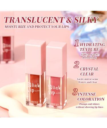 Petansy Magic Color Changing Lip Oil V2 - Shimmery Glitter Lip Gloss Set (2 Pack) - High Shine Long Lasting Moisturizing Lip Glow - Buy Online on SooperMarket.com