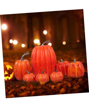 Warmhm 8pcs Halloween Decor Home Decor Autumn Decor Artificial Pumpkins Decor Photo Props Fall Photo Shoot Props Simulation Pumpkin Decor Scene Layout Adorn Ornaments Foam Cupboard - Buy Online on SooperMarket.com