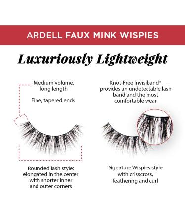 Buy Ardell Faux Mink Wispies False Lashes Multipack - 4 Pairs | International Shipping Available - Buy Online on SooperMarket.com