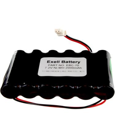 Exell 7.2V NiCD Back-Up Battery (2000 mAh) for Security Alarm Systems - Reliable International Shipping - Buy Online on SooperMarket.com