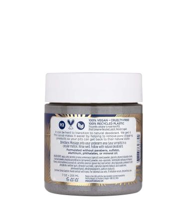 Pacifica Coconut & Charcoal Underarm Detox Scrub 7 oz | Natural Odor Control & Skin Care - Buy Online on SooperMarket.com