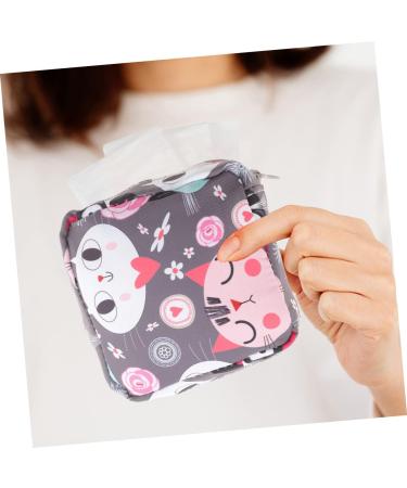 KOMBIUDA 4pcs Sanitary Napkin Storage Bags - Cute Zipper Period Pouch Set for Teen Girls - Travel Toiletry Bag Organizer - Buy Online on SooperMarket.com