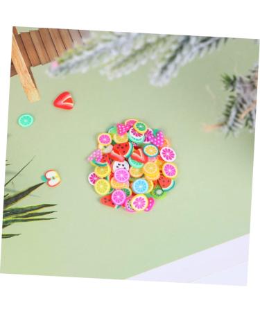 Healeved 1000pcs Manicure Tool Nail Decor Lip Gloss Kit Nail Art Mini Slices Fruit Nail Art Charms Nail Charms Glitter Lip Gloss Polymer Clay Slices for Nail Mini Crown Clip Set Assorted medium As Shown - Buy Online on SooperMarket.com