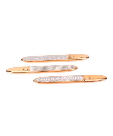 BELLIFFY 3pcs Eyeliner Cosmetic Pens Eyelash Tool for False Lashes Waterproof Eyelash Glue Pen Alloy