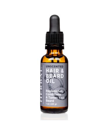 Ora's Amazing Herbal Unscented Beard Oil Leave In Beard Conditioner Made with Argan Rosehip Seed Oil Jojoba Oil non-GMO Grapeseed Oil