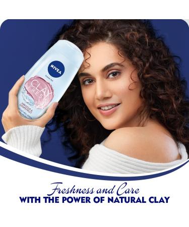 Nivea Clay Fresh Hibiscus & Grapefruit Shower Gel 250ml - Refreshing Cleanser - Buy Online on SooperMarket.com