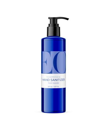 EO Hand Sanitizer Gel 8 Ounce (Pack of 1) Lavender Organic Plant-Based Botanical Extracts 8 Fl Oz (Pack of 1)
