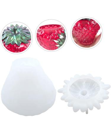 STOBOK 3 Sets Strawberry Storage Mold Resin Crafts Epoxy Candle Molds Silicone Fruit Jar Mould Fruit Jar Mold Silicone Molding Silicone Mold Fruit Pot Fruit Pot Mould DIY Material Bottle - Buy Online on SooperMarket.com