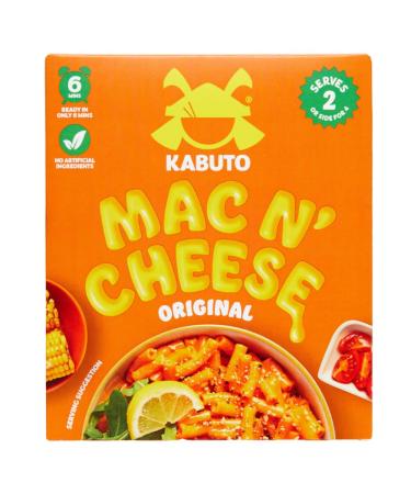 Kabuto Noodles | Mac n' Cheese Big Box Instant Pasta | Macaroni Cheese Hob Meal | 200g | Original Cheese Flavour