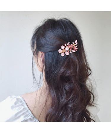 inSowni 4 Pack Luxury Glitter Butterfly Metal French Barrettes for Women Girls - Sparkly Jeweled Gems Crystals Rhinestones Hair Clips (4PCS S3) - Buy Online on SooperMarket.com