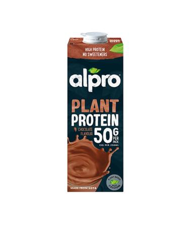 Alpro Chocolate Soya High Protein Plant-Based Long Life Drink Vegan & Dairy Free 1L