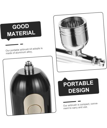 Beavorty 1 Set Spray Hydrating Apparatus Paint Nail Kit Makeup Kit Cake Decorating Kit Squirt Air Brush Kit Food Airbrush Kit Nail Airbrush Abs Display Screen Hydrating Instrument 19.00X15.50X4.50CM Black - Buy Online on SooperMarket.com