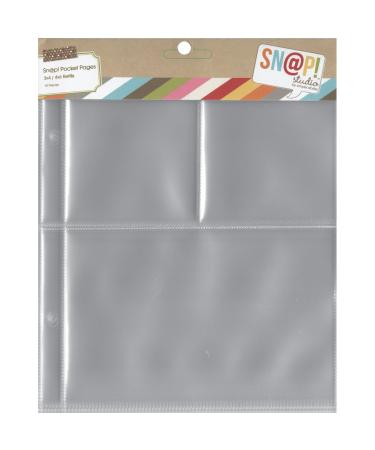 Simple Stories 2005 Mix and Match 3 by 4/4-Inch by 6-Inch Page Protectors