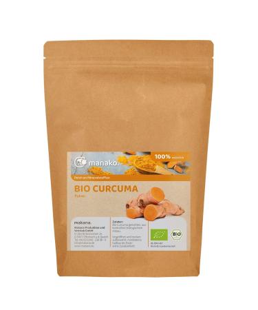 manako ORGANIC Curcuma / Turmeric powder ground 500 g bag 500 g (1 pack)