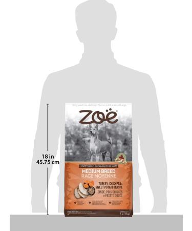 Zo Dry Dog Food Medium Breed Turkey/Chickpea/Sweet Potato Recipe 5 kg 92927 - Buy Online on SooperMarket.com